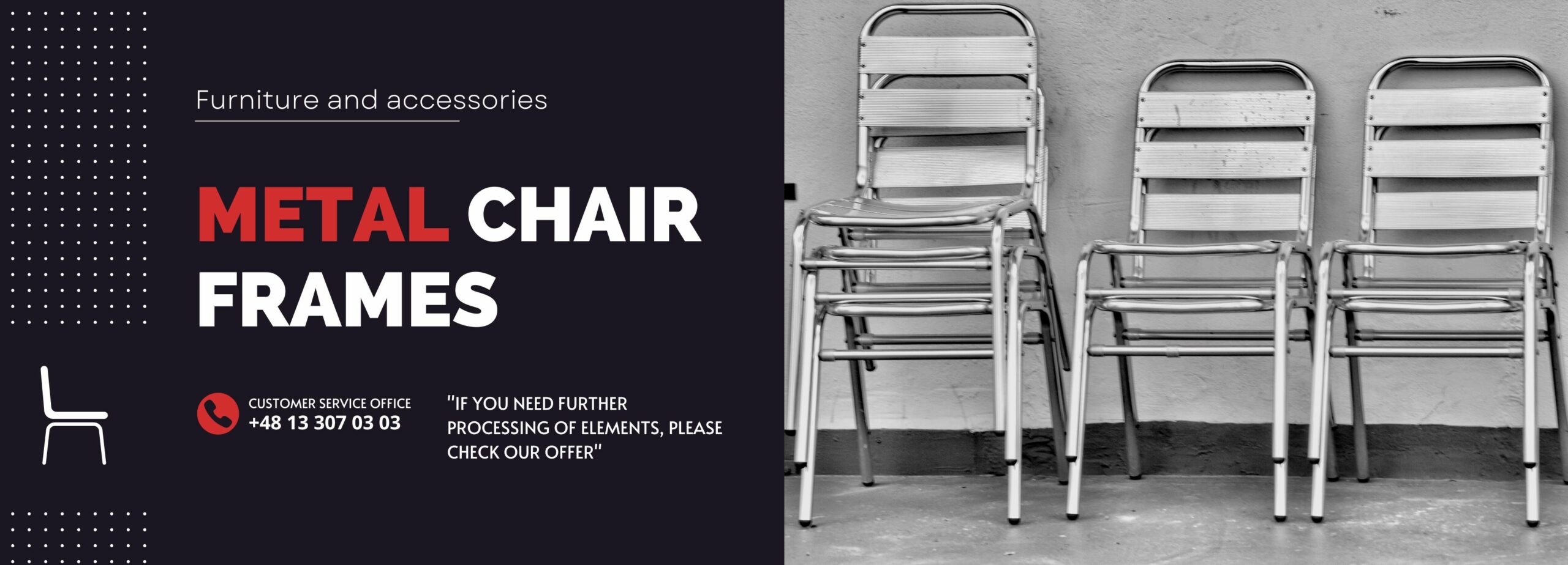 Metal chair frames manufacturer -2
